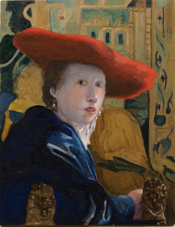 Girl with a red hat