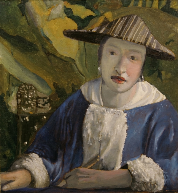 Girl with a flute