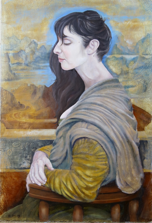 mona lisa profile