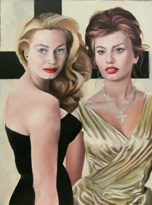 ANITA EKBERG AND SOPHIA